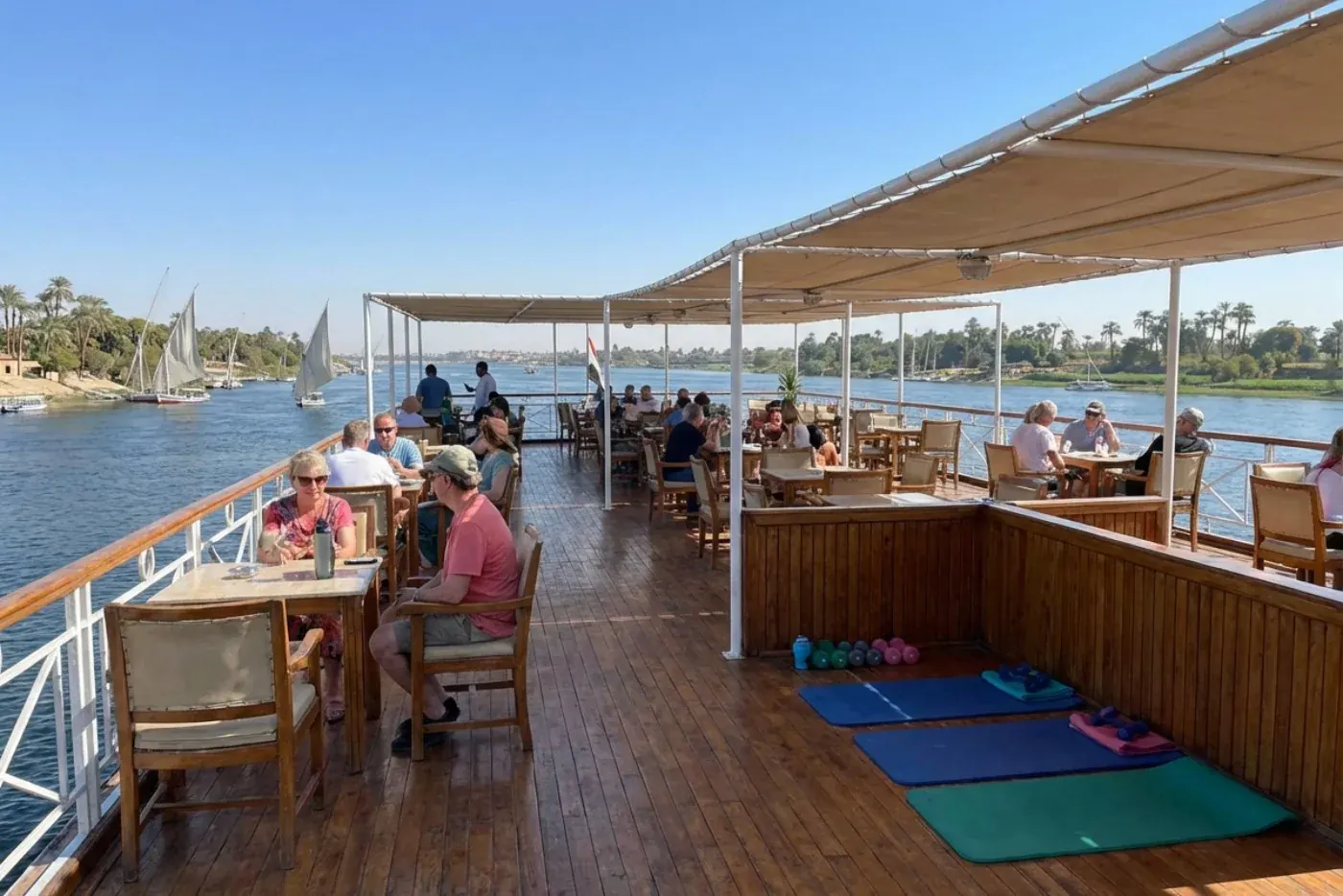 Kun je sporten op een Nijlcruise?