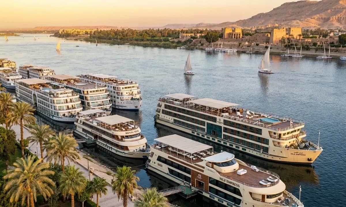 Wat is de route tussen Luxor en Aswan?