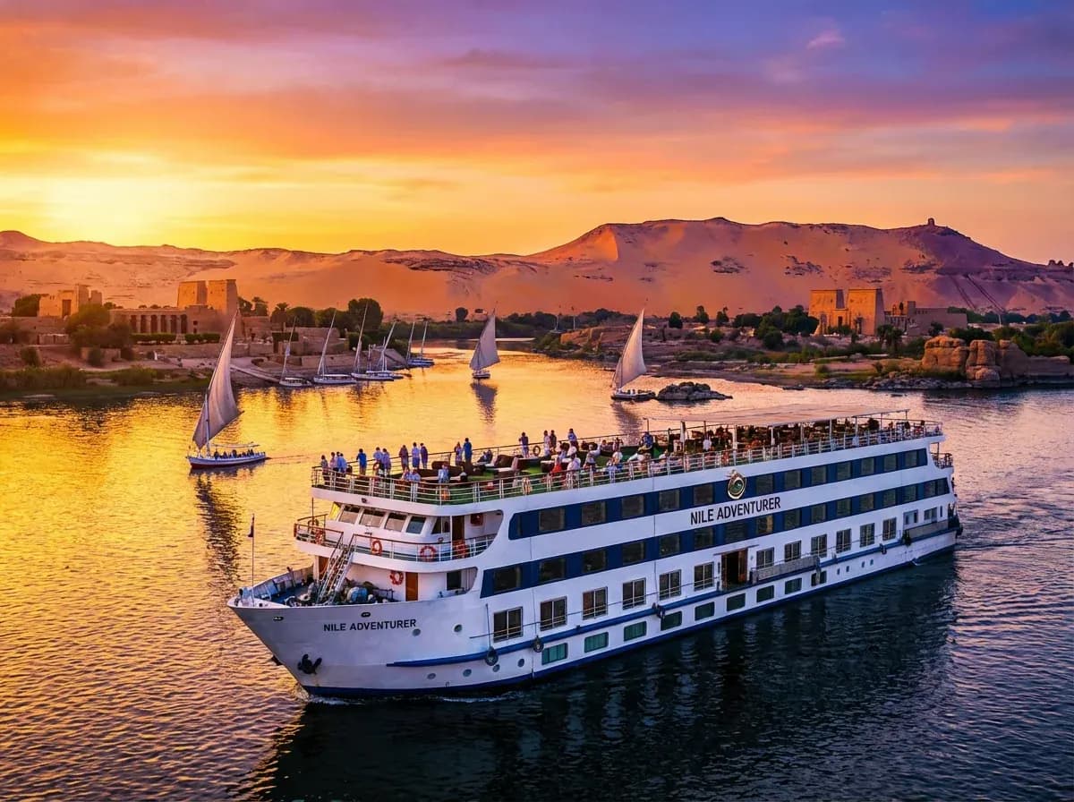 Wat is het verschil tussen de route Luxor-Aswan en Aswan-Luxor?
