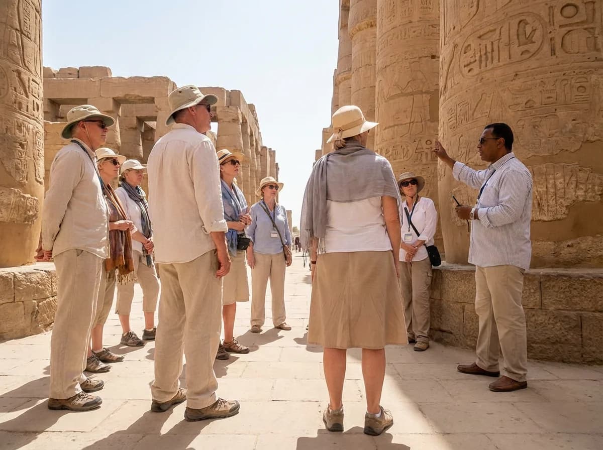 Nijlcruiseschip op de Nijl tussen Luxor en Aswan